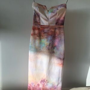 River Island Pencil Dress with Sweetheart Neck.